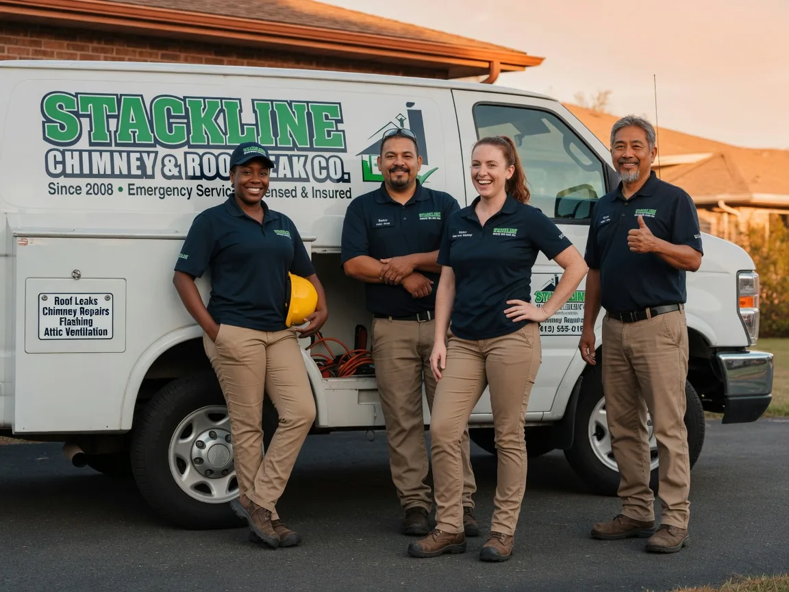 Chimney flashing repair company in New Ulm, TX